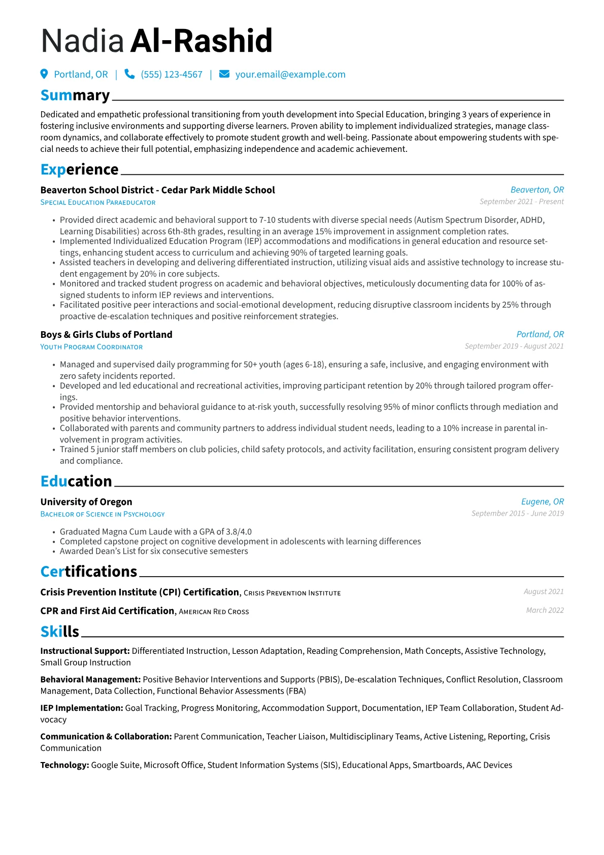 Career changer version - Page 1