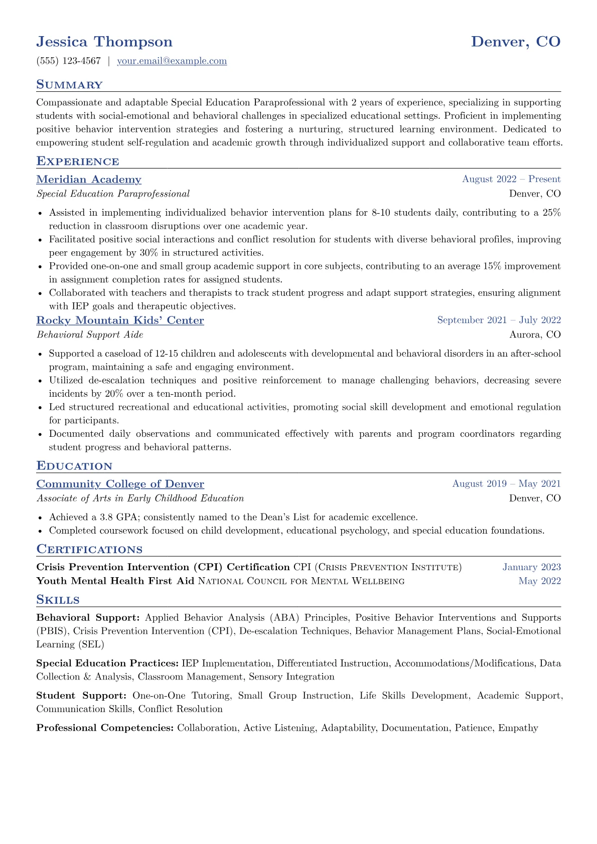 Special Education version - Page 1