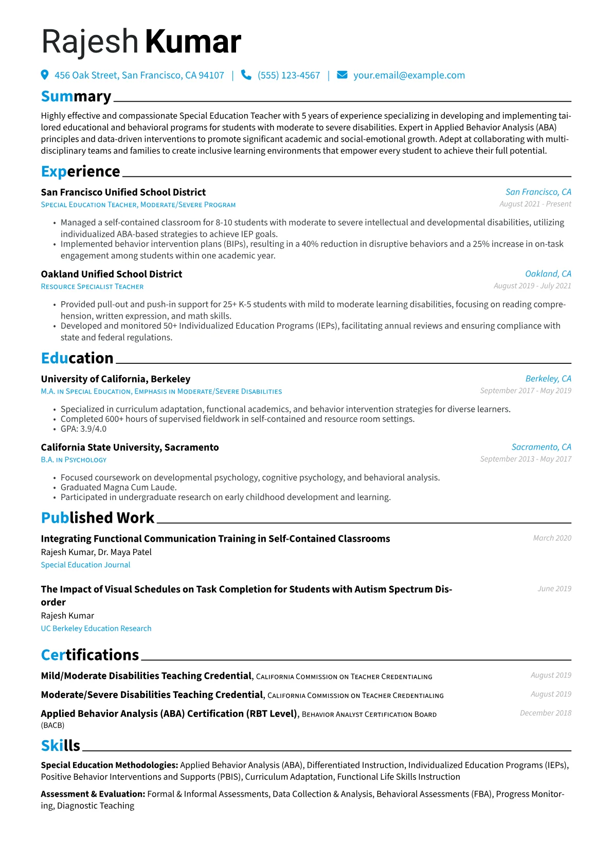 Special Education version - Page 1