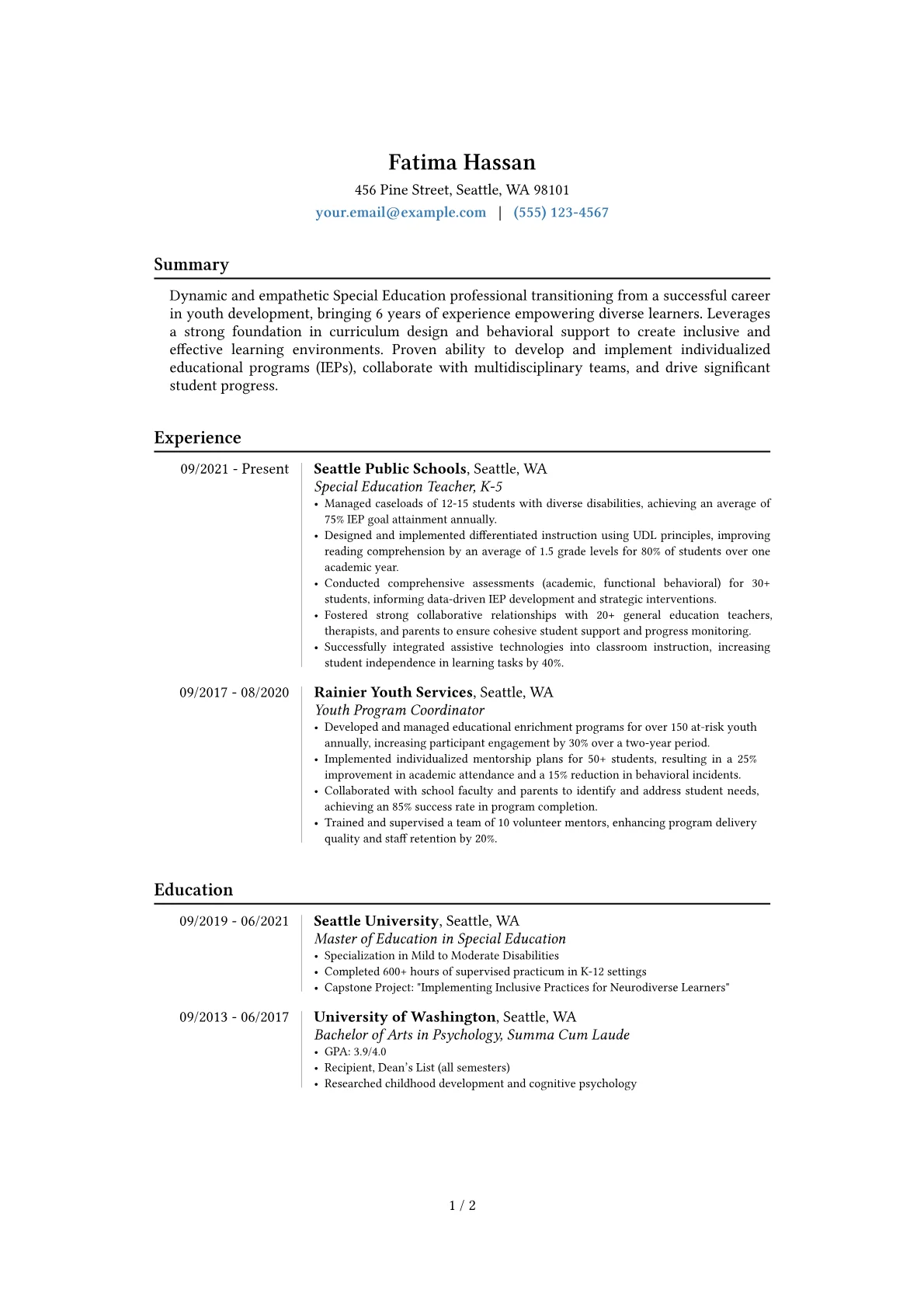 Career changer version - Page 1