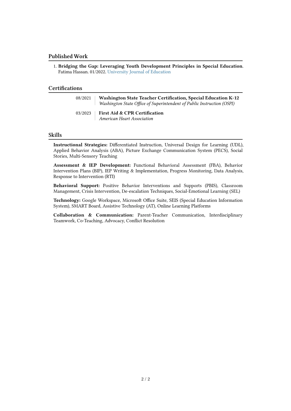 Career changer version - Page 2