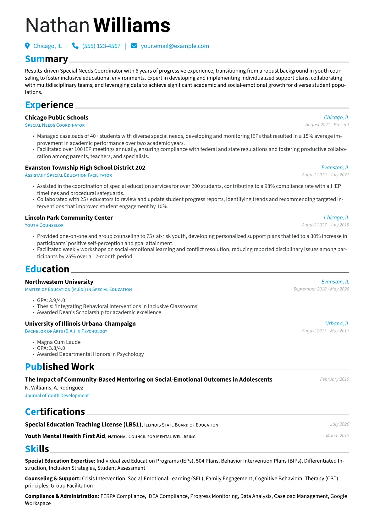 Career changer version - Page 1