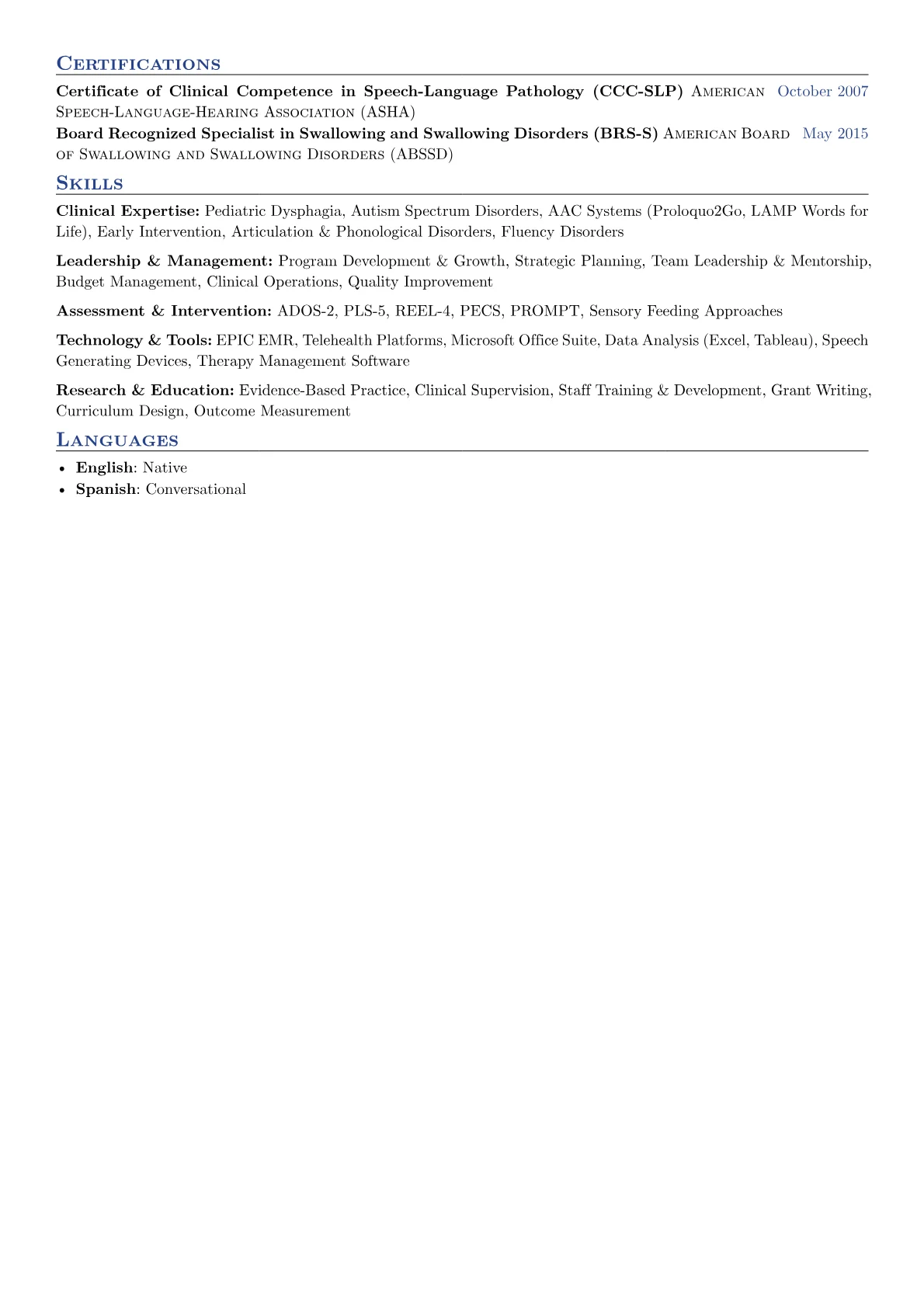 Pediatric SLP Director version - Page 2