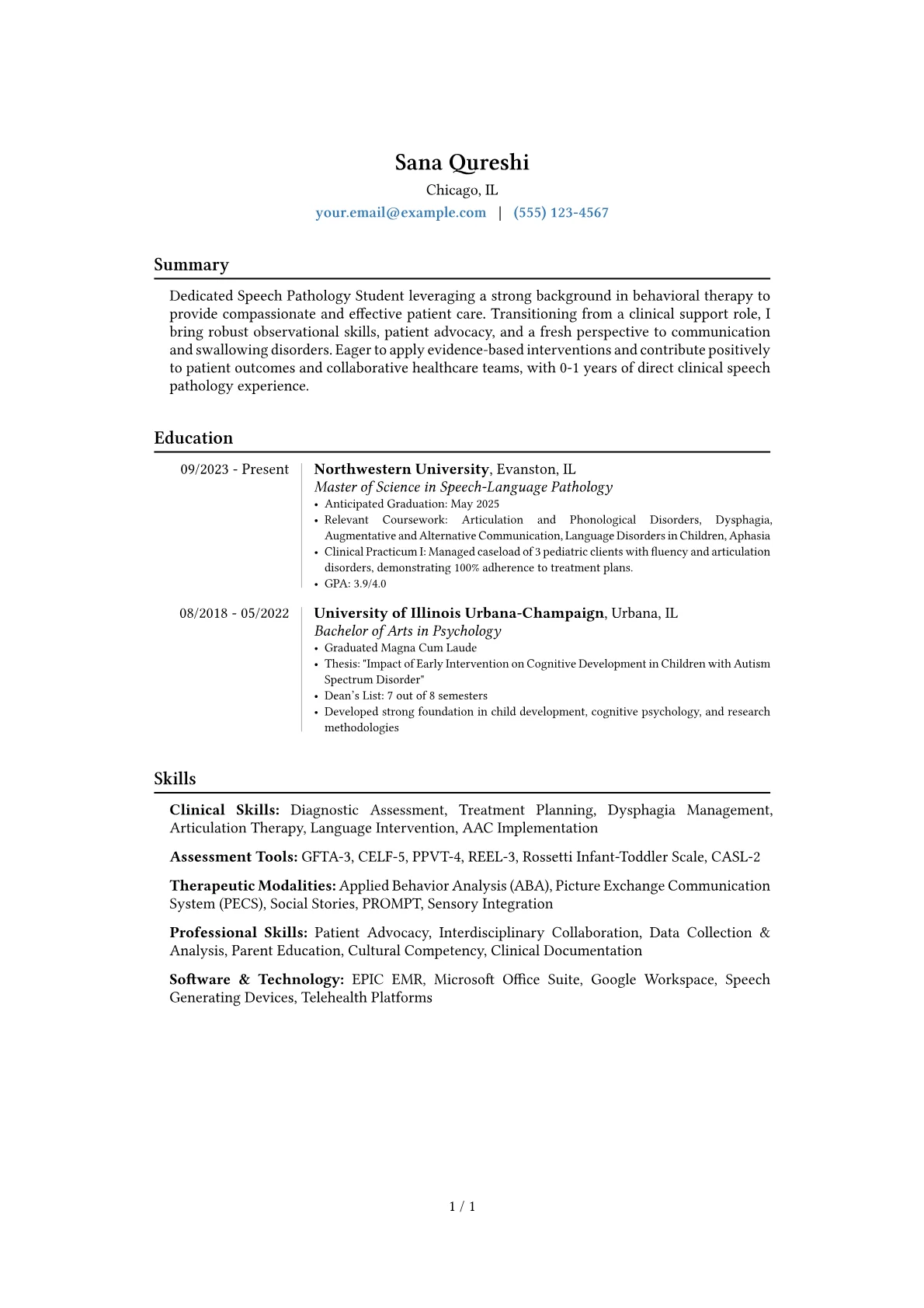 Career changer version - Page 1