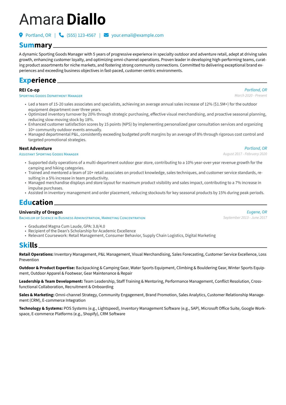 Specialty Outdoor version - Page 1