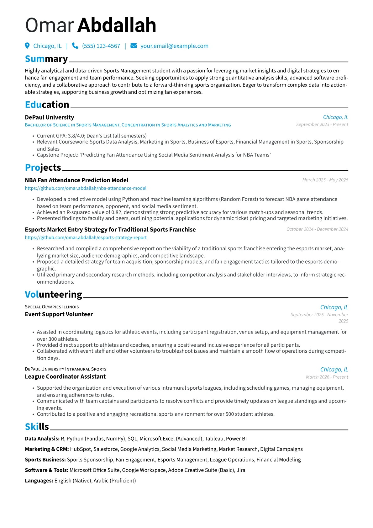 Sports Analytics version - Page 1