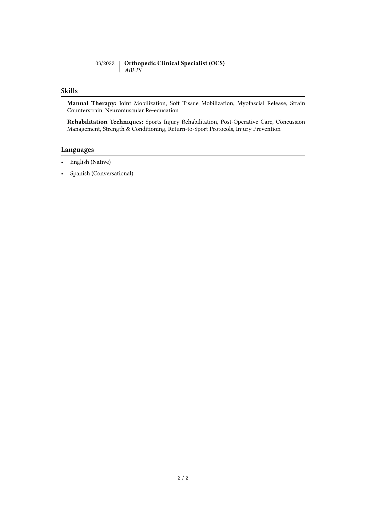 Career changer version - Page 2