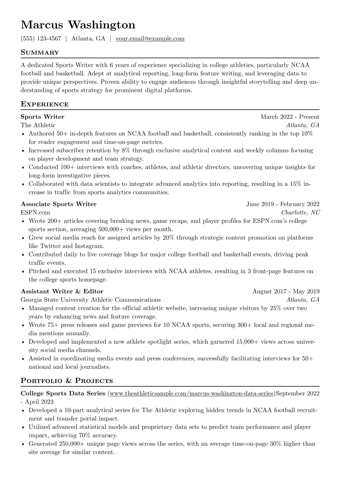 Journalism & Reporting version - Page 1