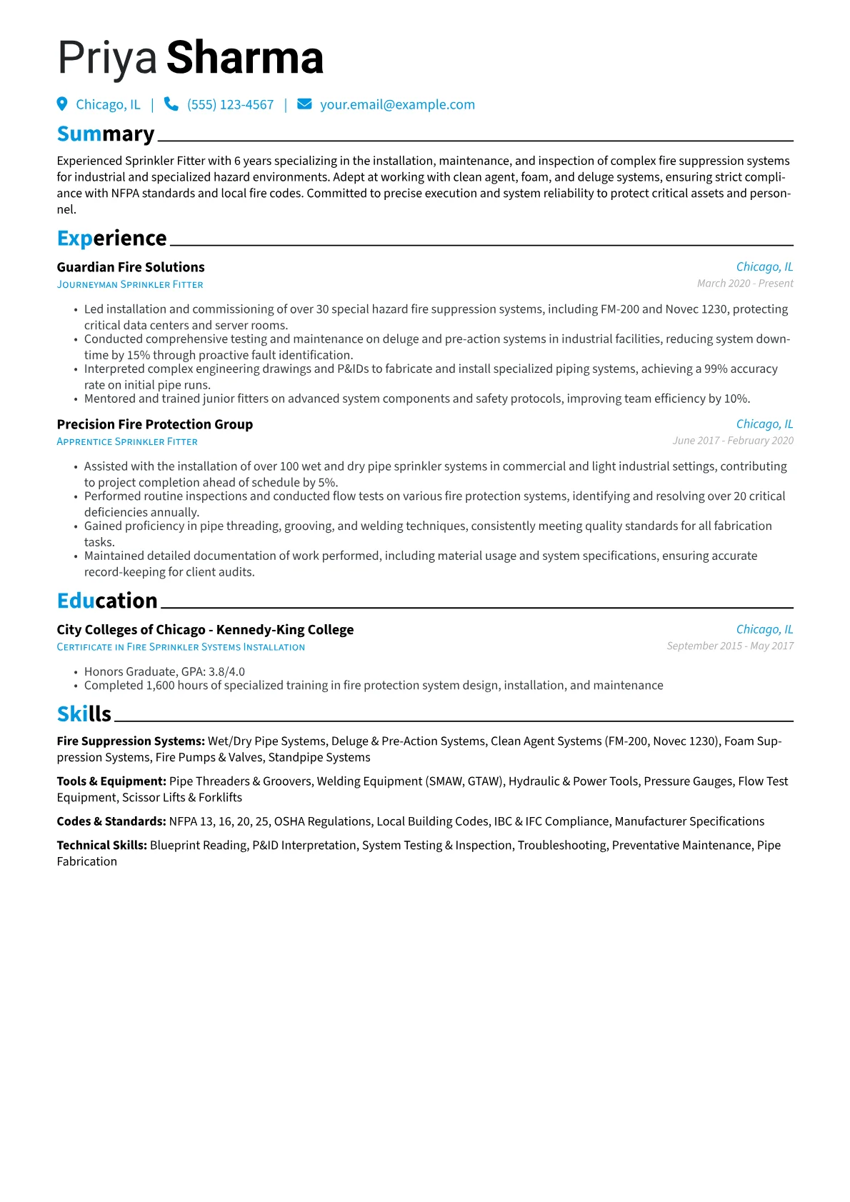 Special Hazard Systems version - Page 1