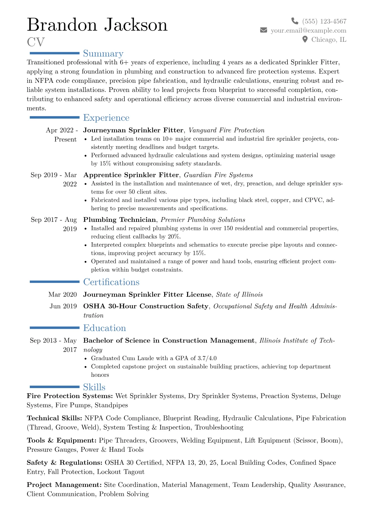 Career changer version - Page 1