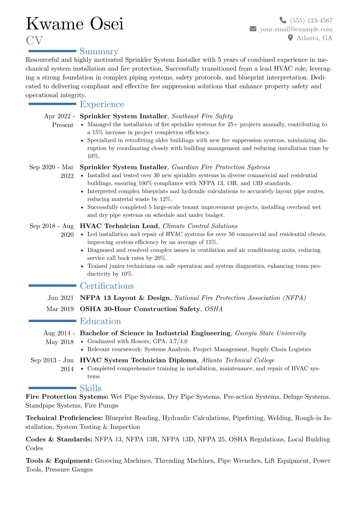 Career changer version - Page 1