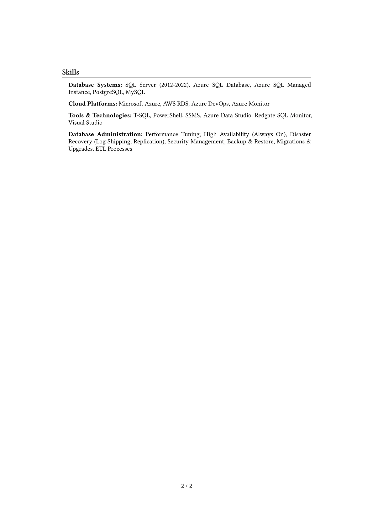 Career changer version - Page 2