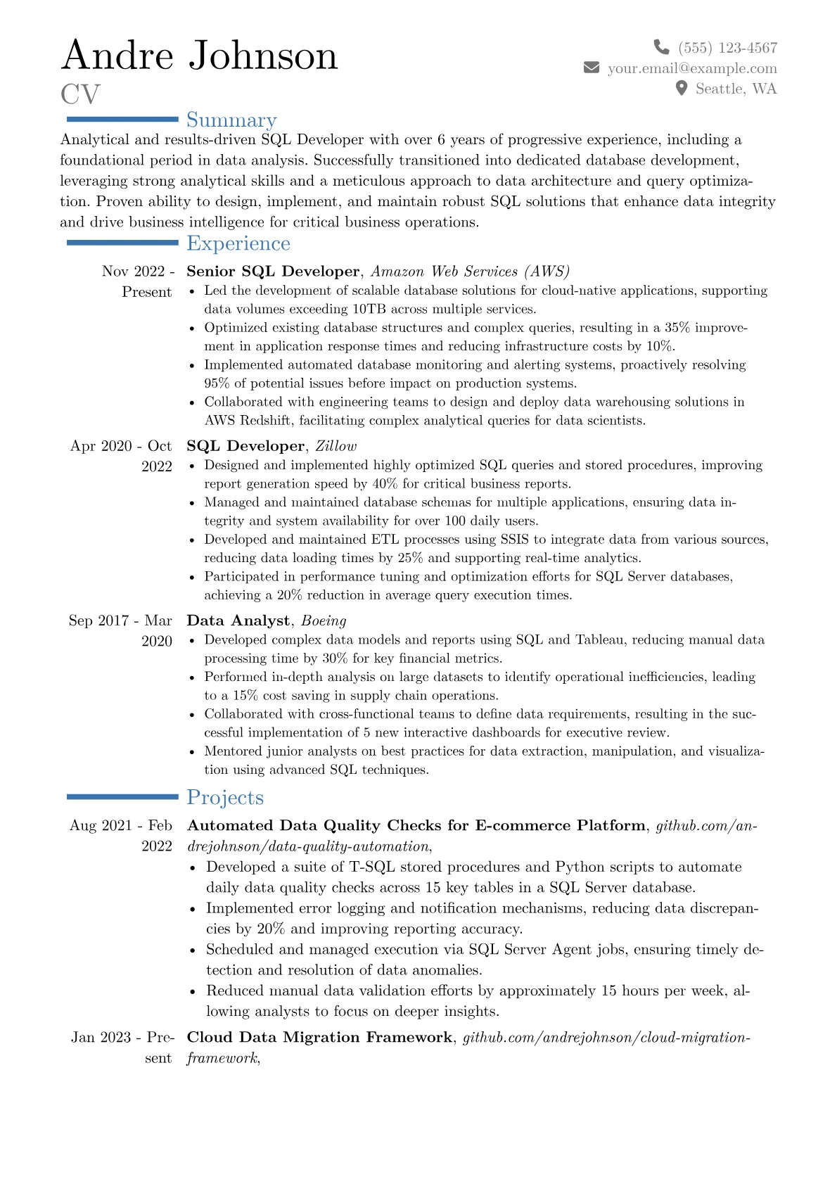 Career changer version - Page 1