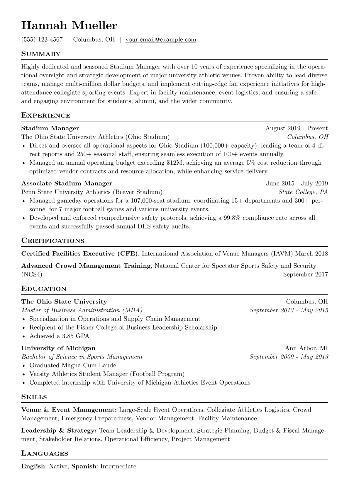 University Athletics Focus version - Page 1