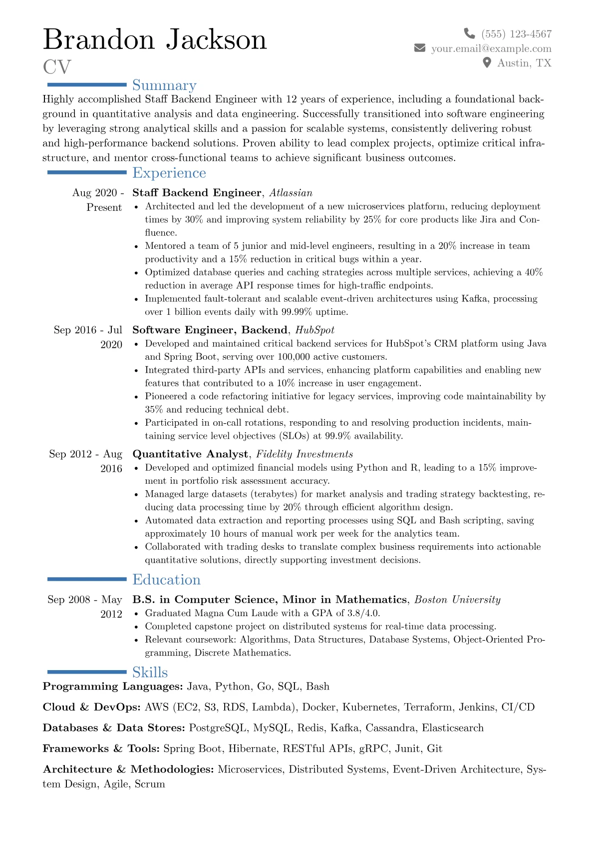Career changer version - Page 1