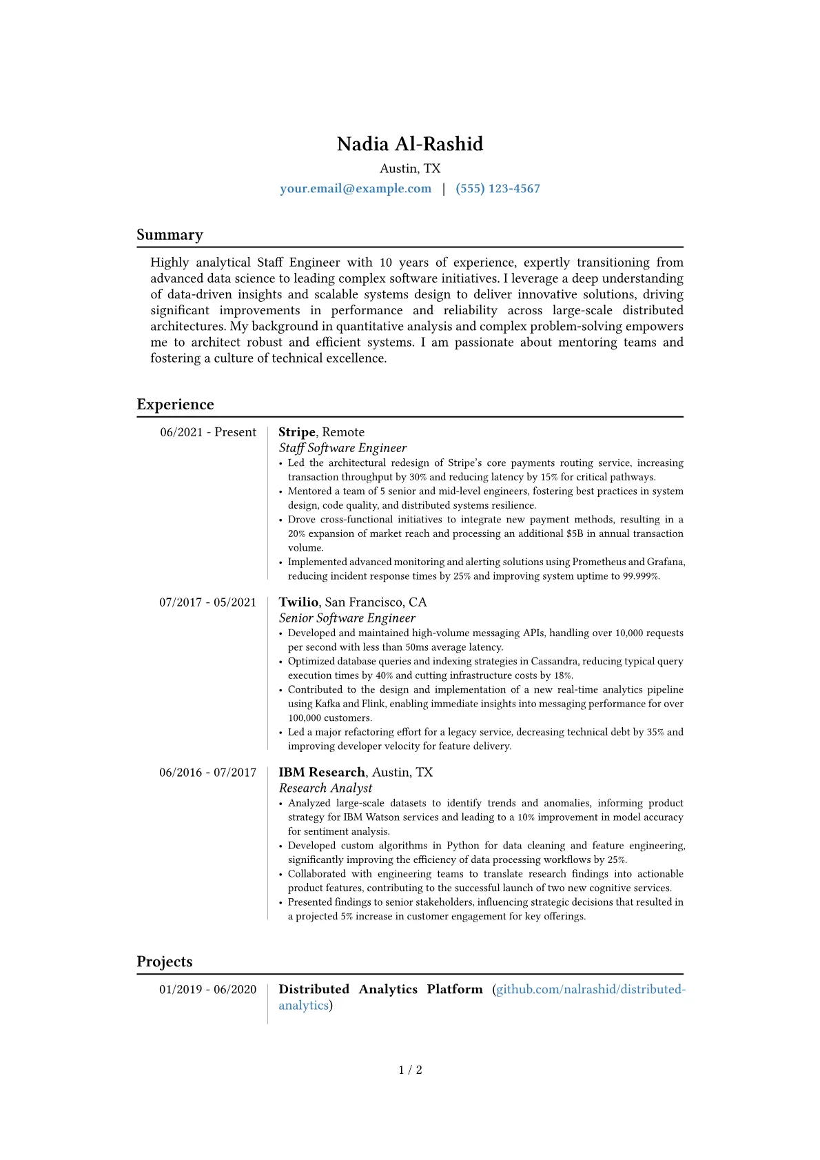 Career changer version - Page 1