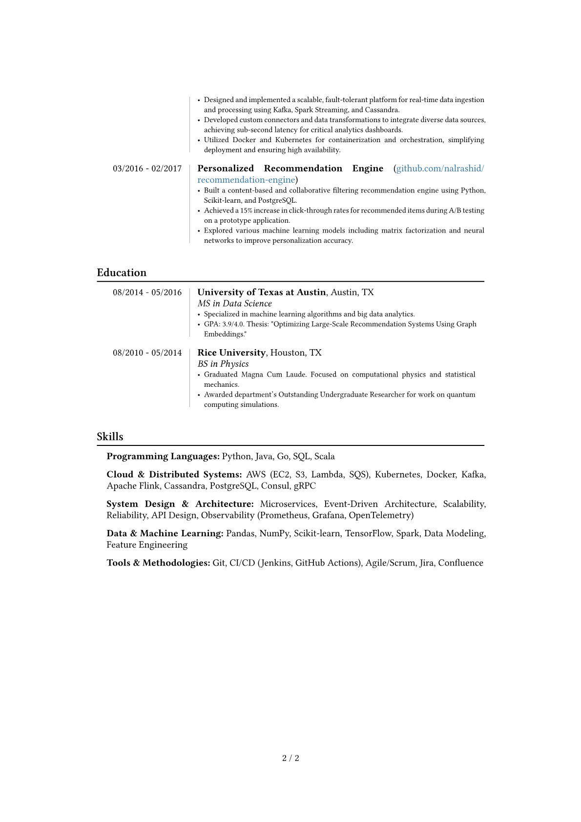 Career changer version - Page 2