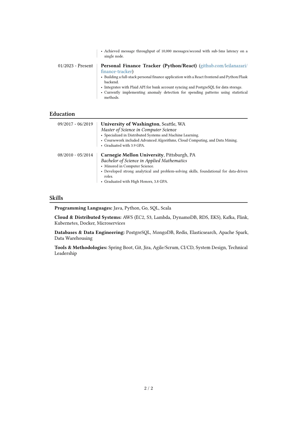 Career changer version - Page 2