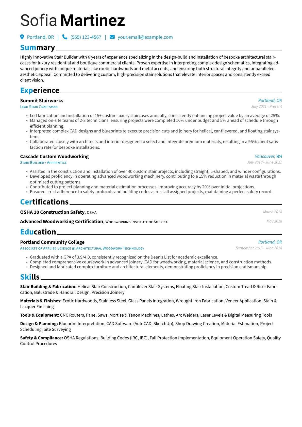 Stair Builder version - Page 1