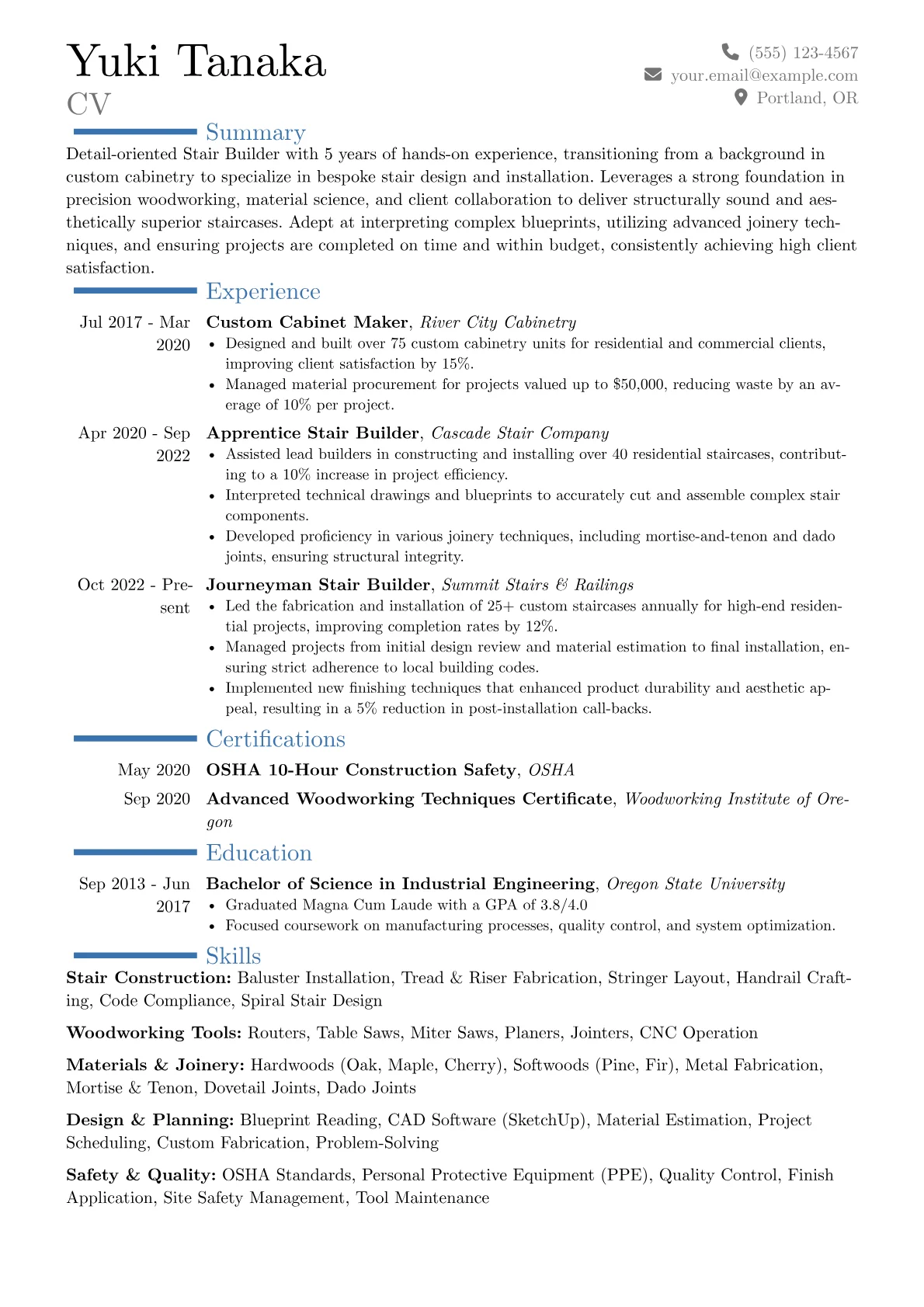 Career changer version - Page 1