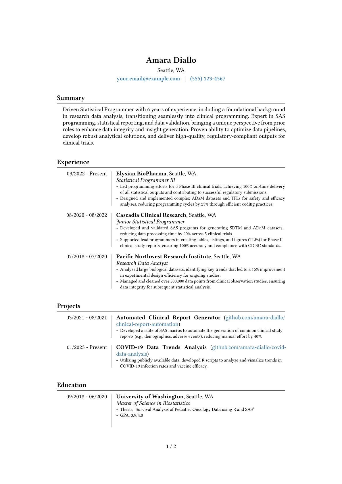 Career changer version - Page 1