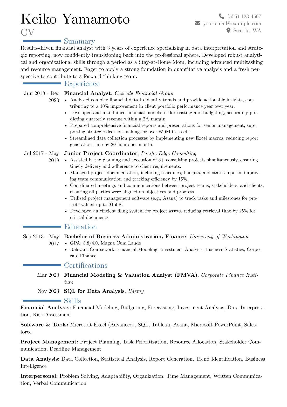 Career changer version - Page 1
