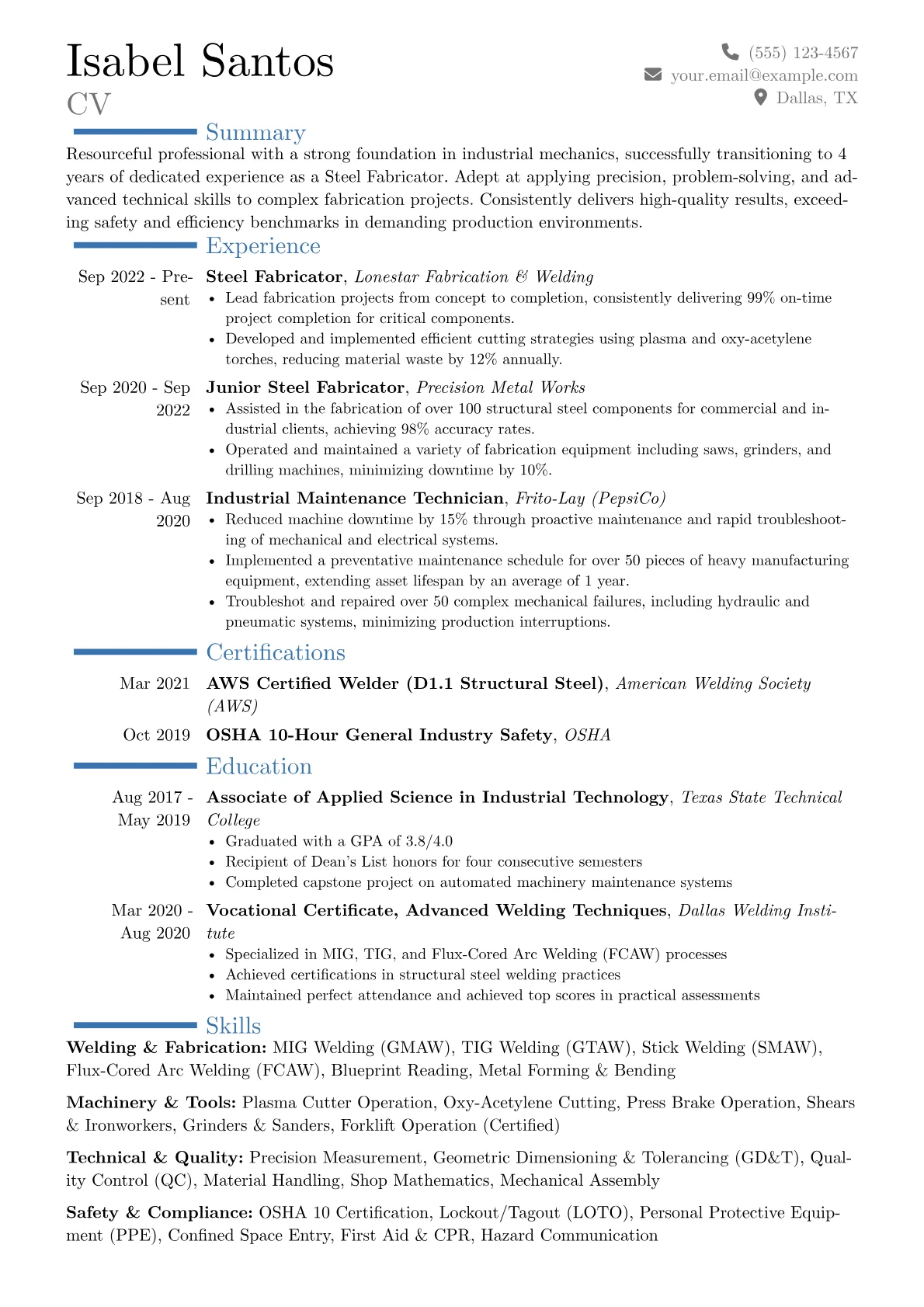 Career changer version - Page 1