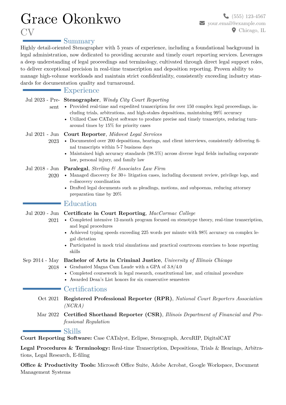 Career changer version - Page 1