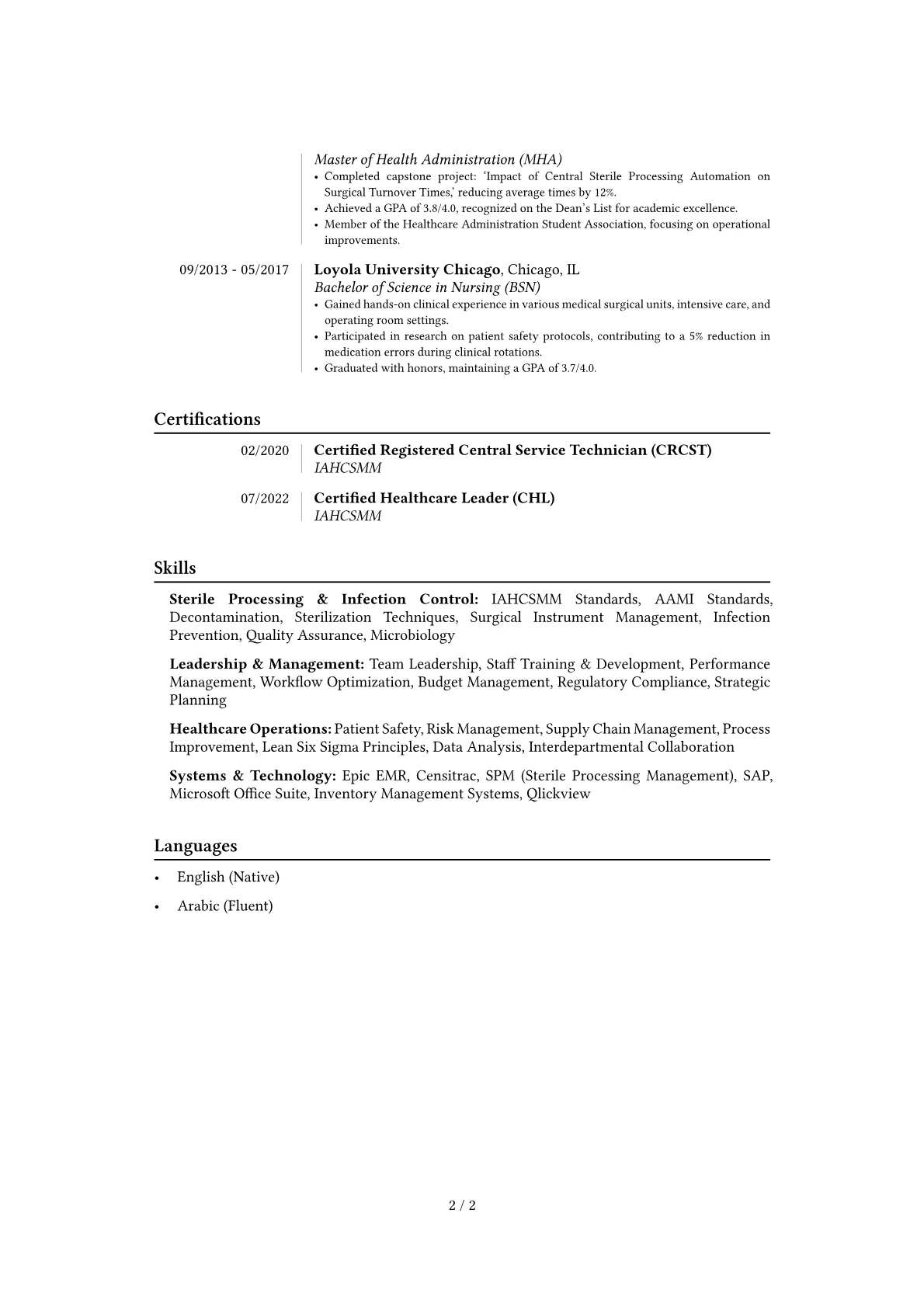 Career changer version - Page 2