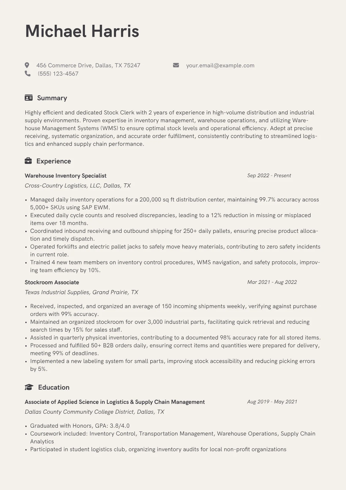 Distribution Center Focus version - Page 1