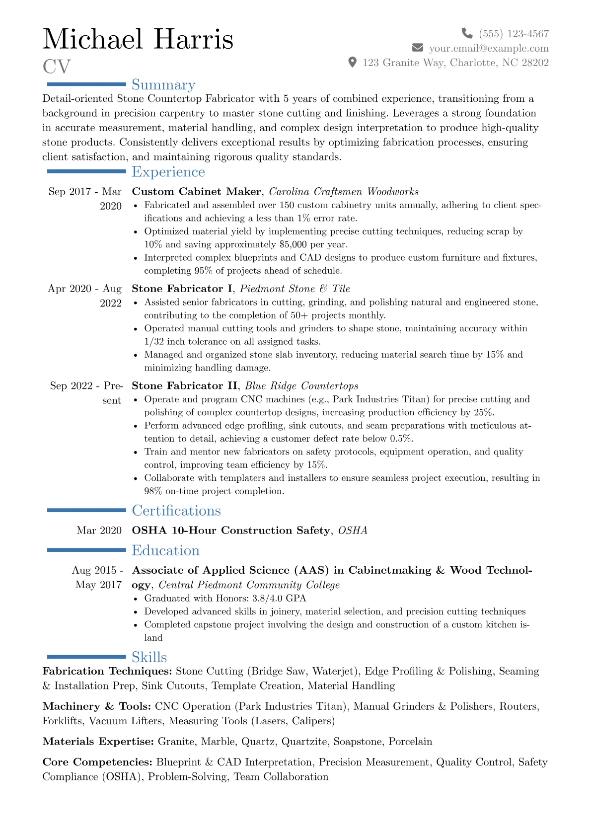 Career changer version - Page 1
