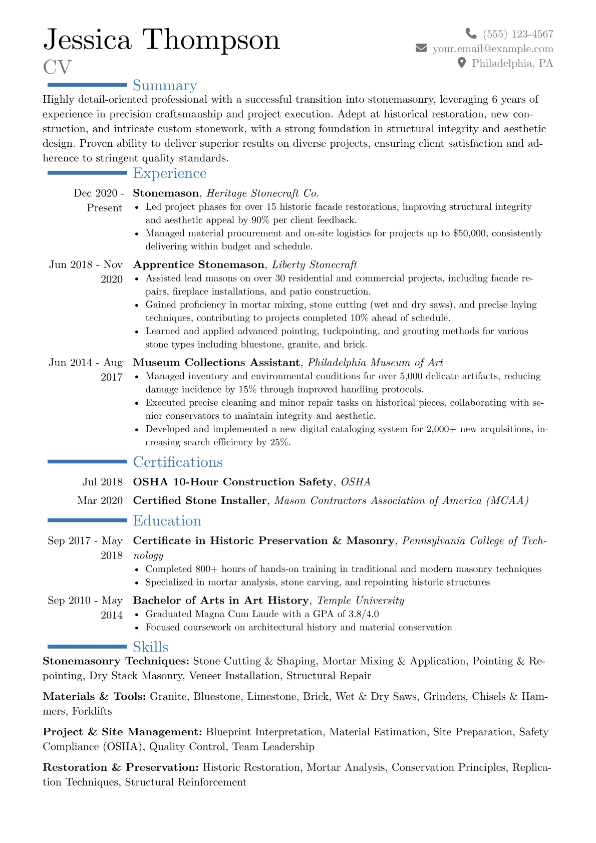 Career changer version - Page 1