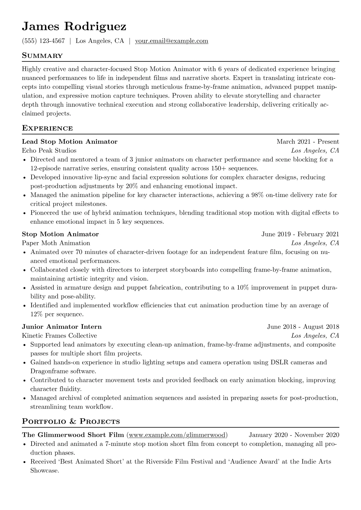 Stop Motion Animator version - Page 1