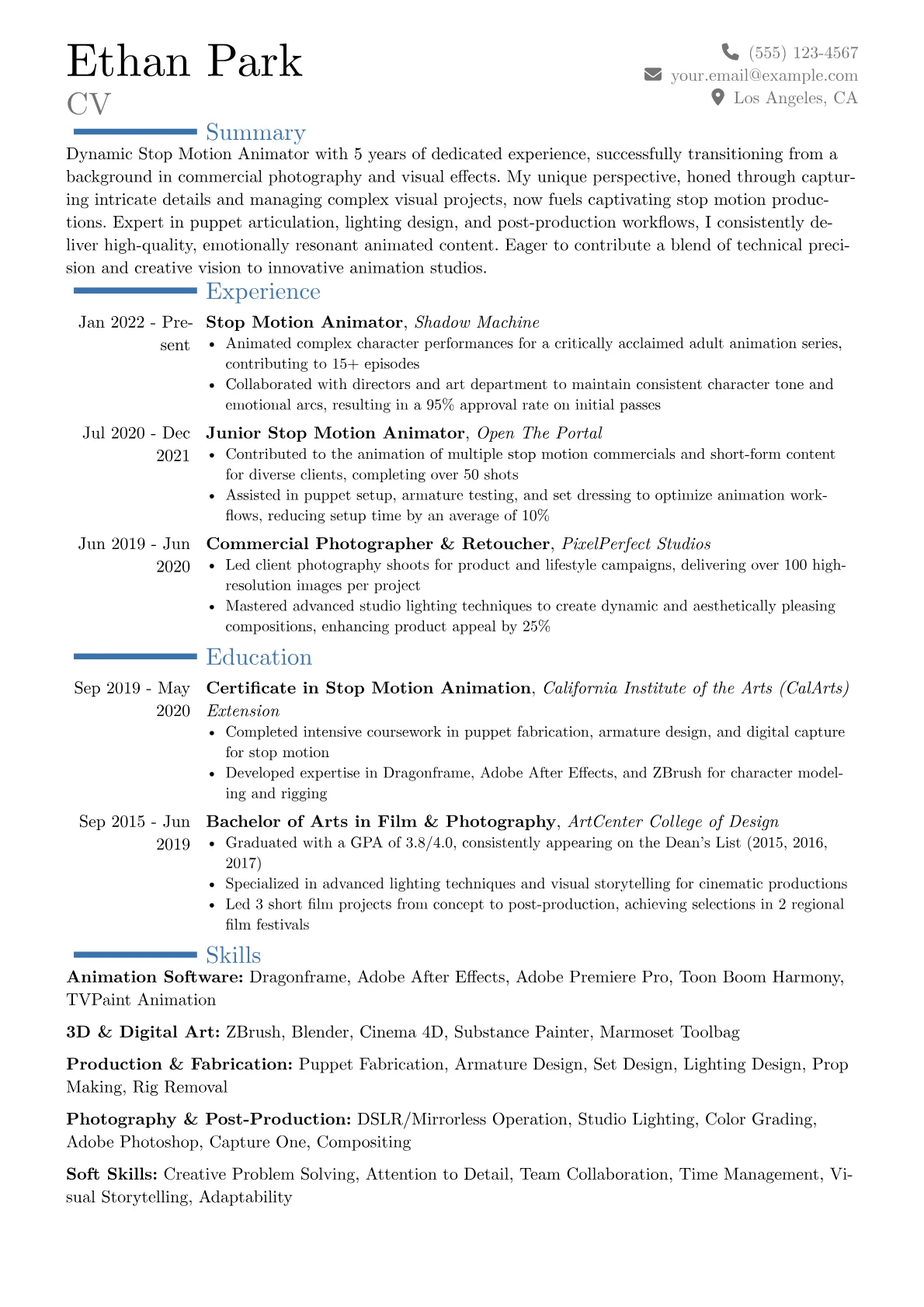 Career changer version - Page 1