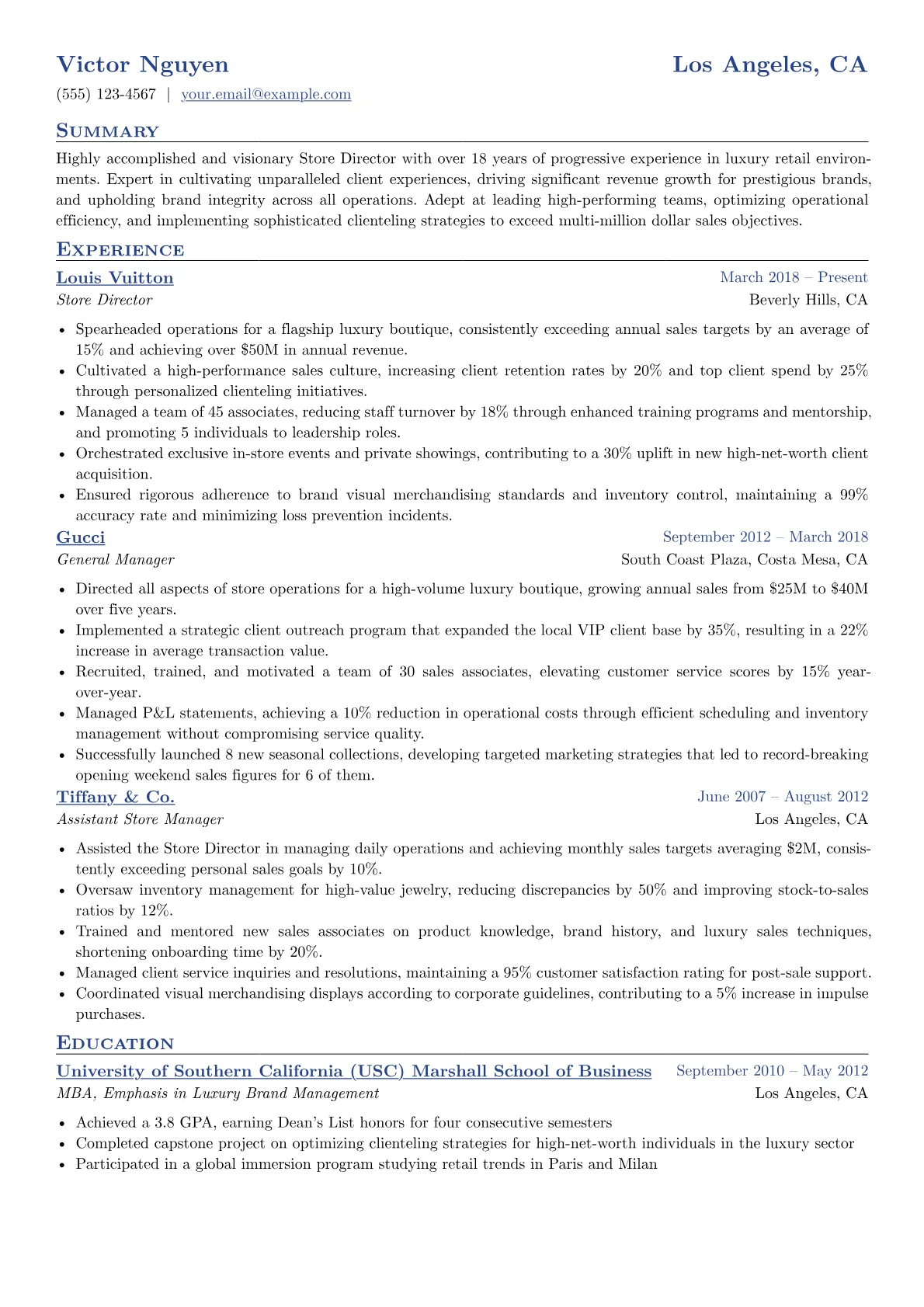 Luxury Retail Store version - Page 1