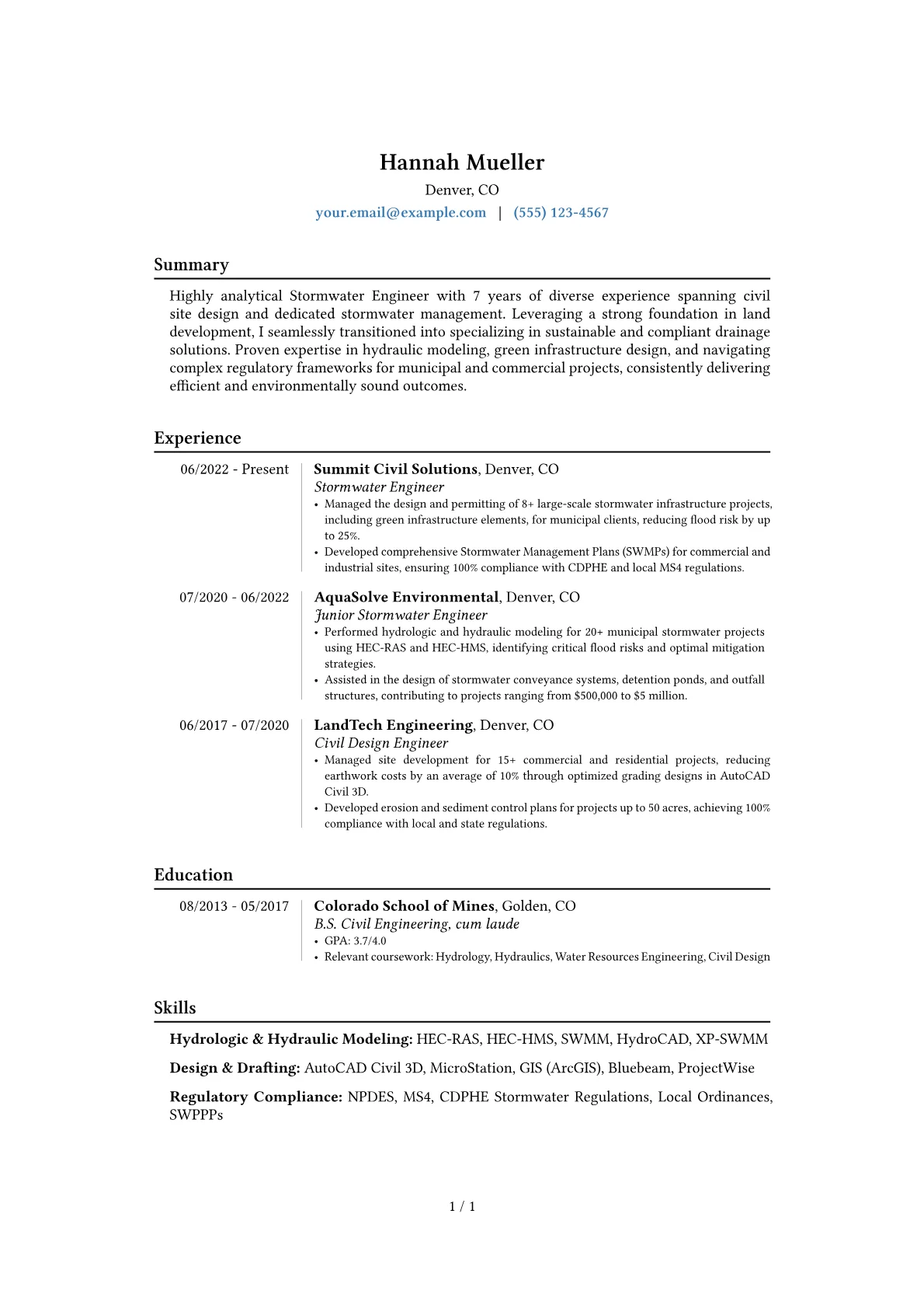 Career changer version - Page 1