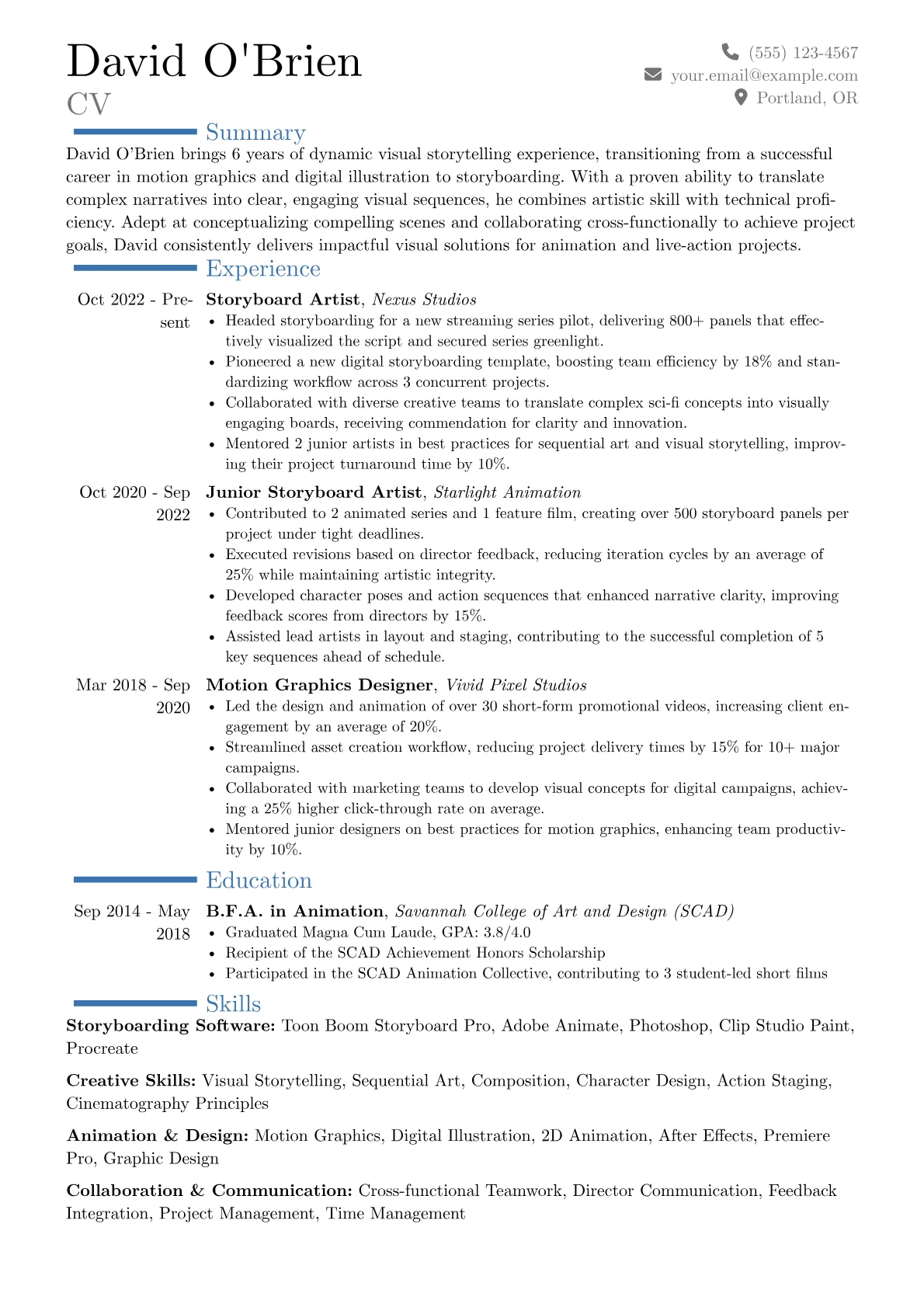 Career changer version - Page 1