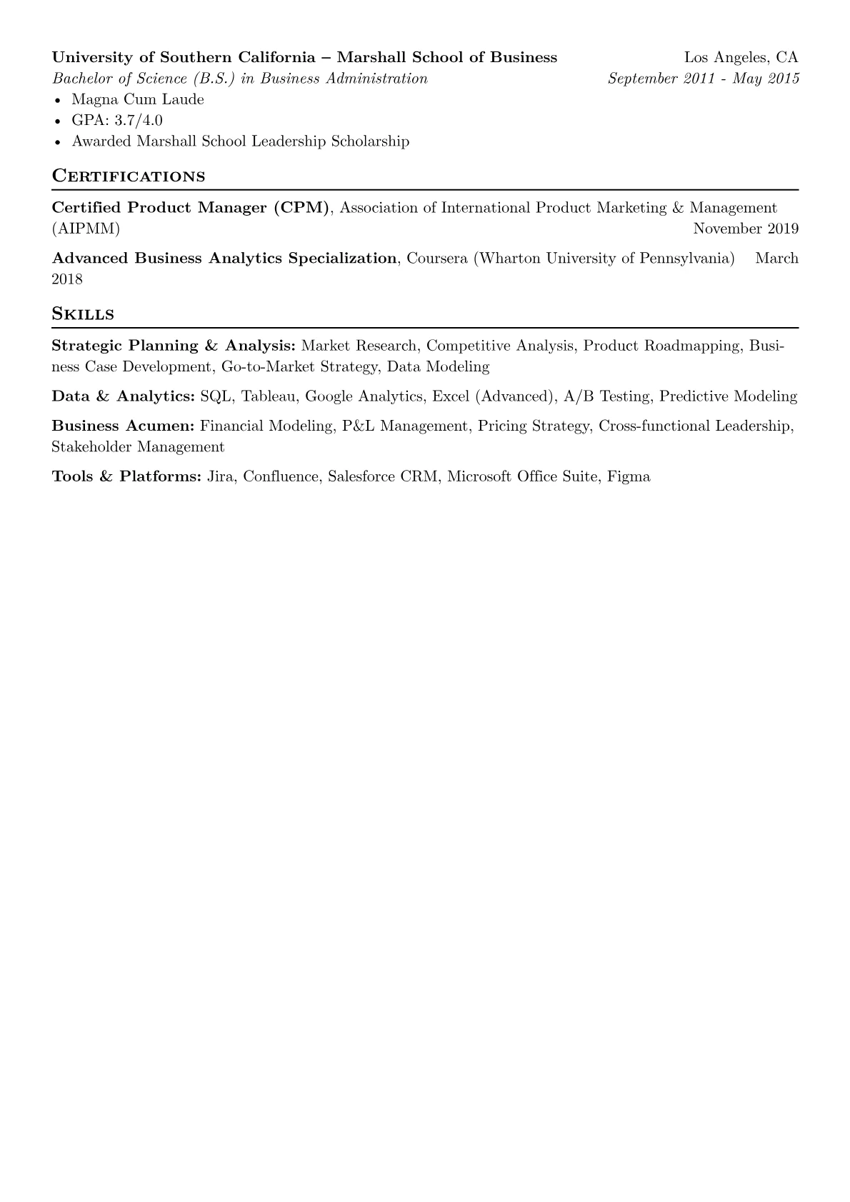 Product Strategy version - Page 2