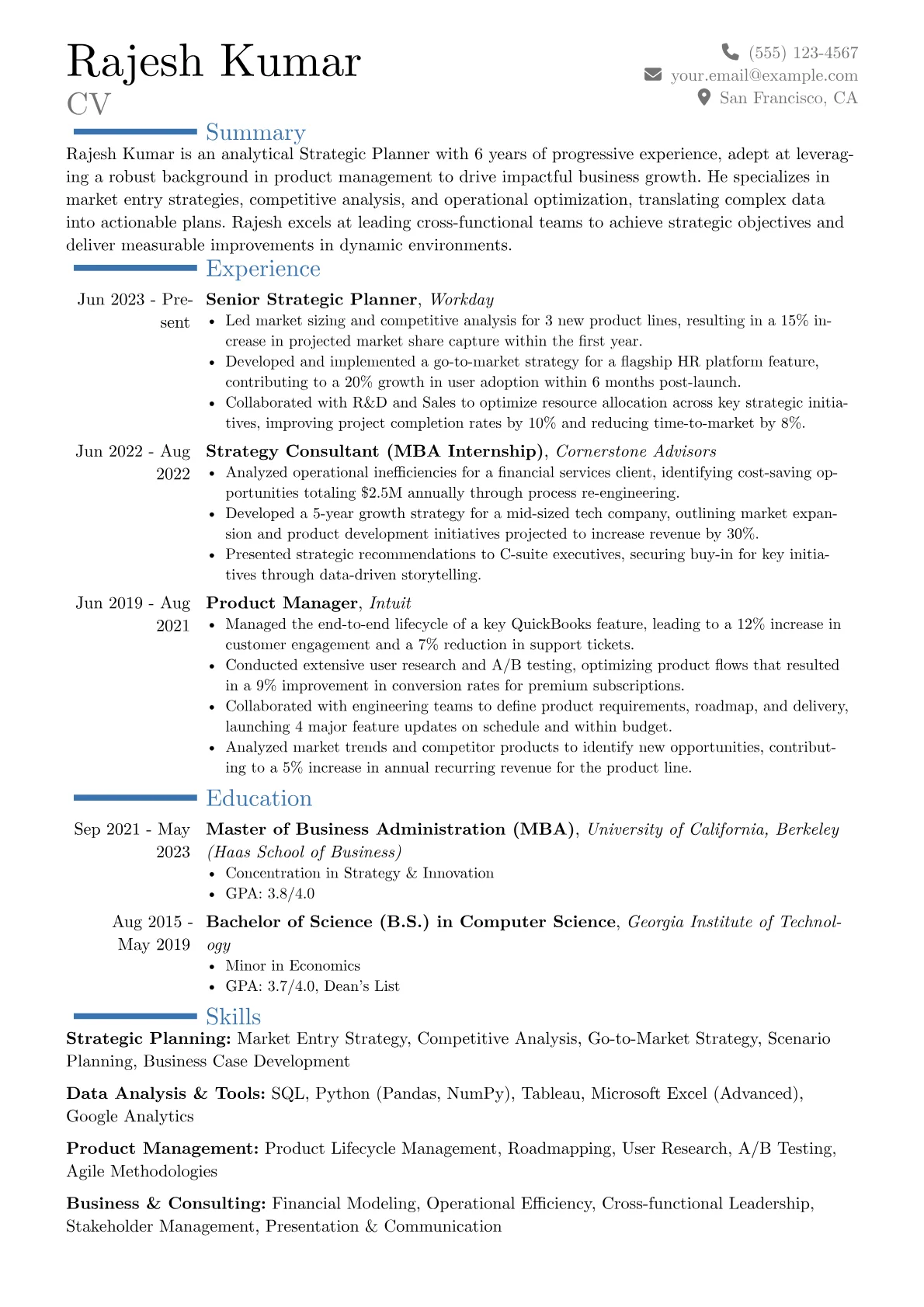Career changer version - Page 1