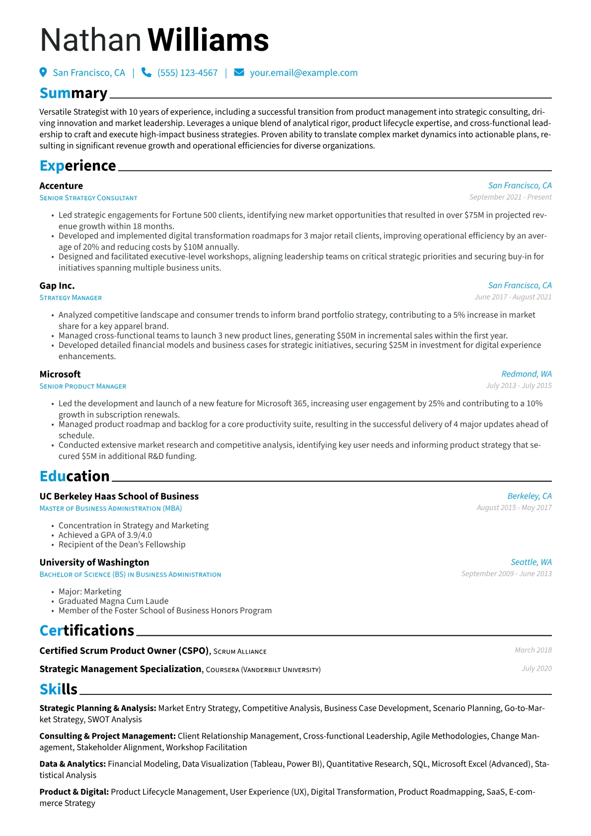 Career changer version - Page 1