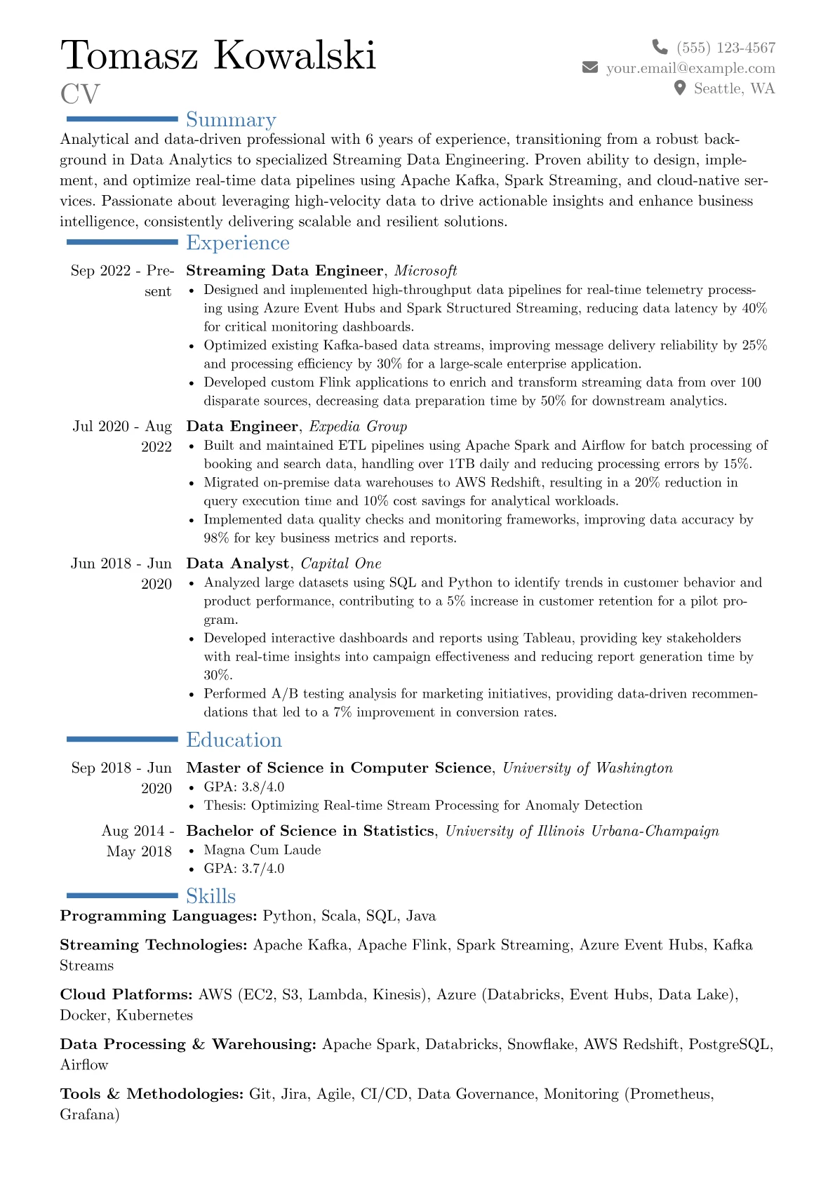 Career changer version - Page 1