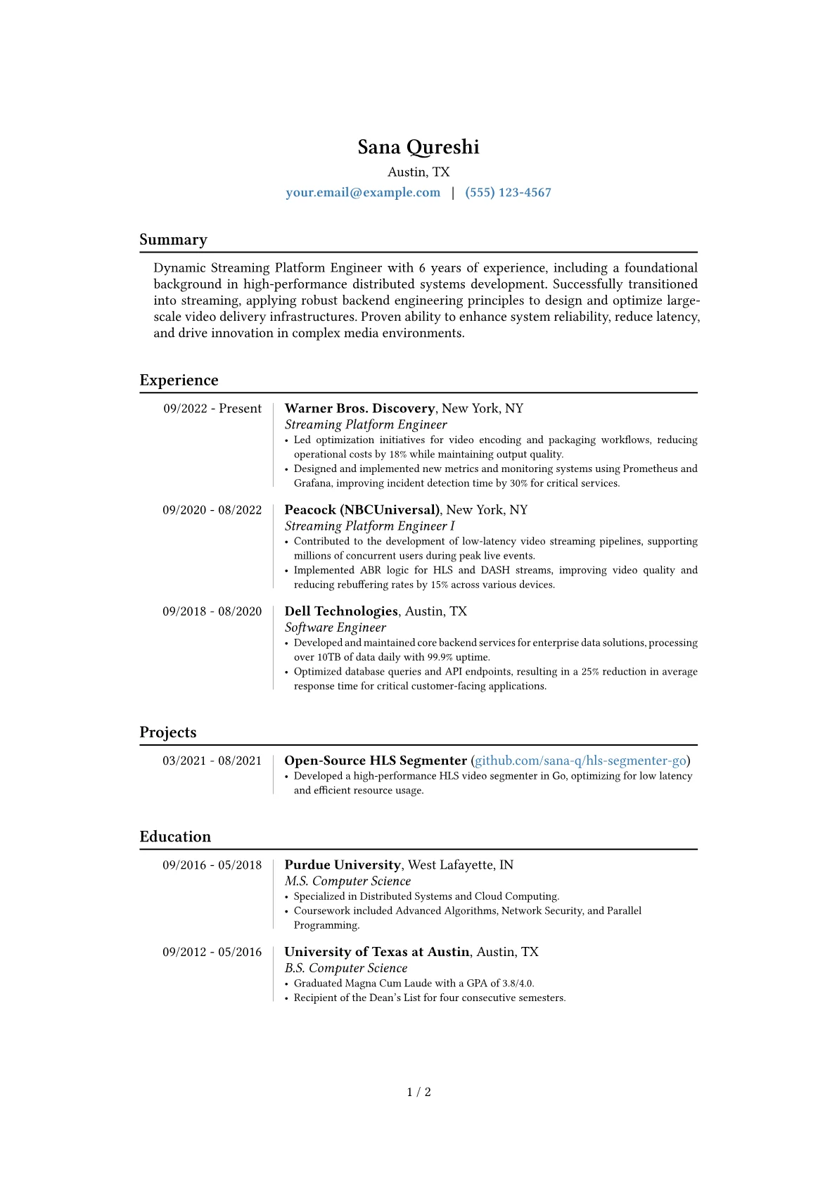 Career changer version - Page 1