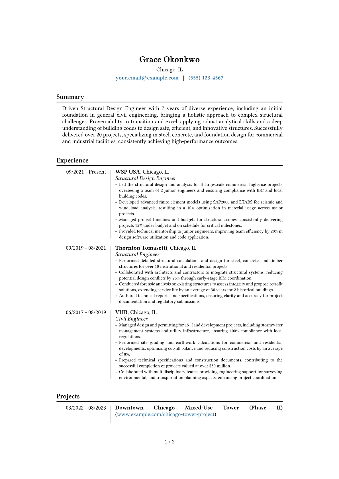 Career changer version - Page 1
