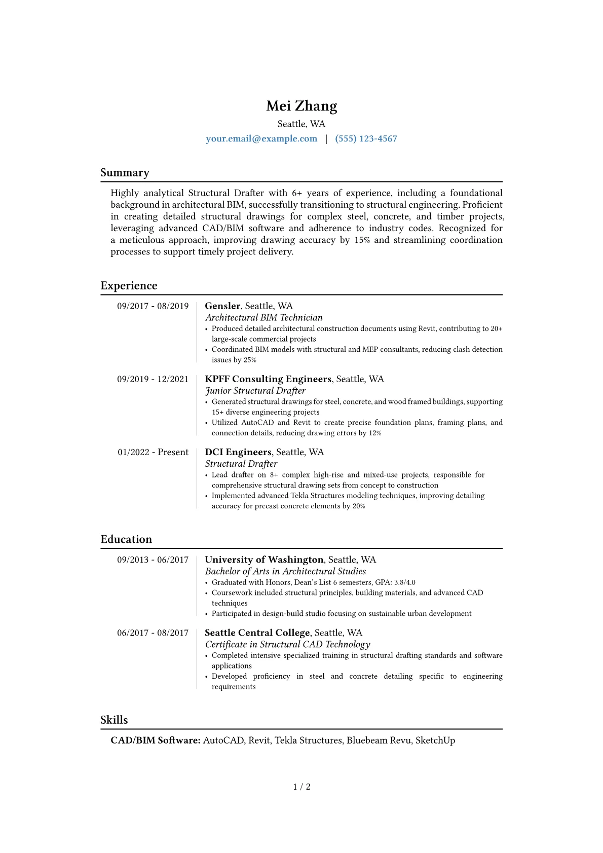 Career changer version - Page 1