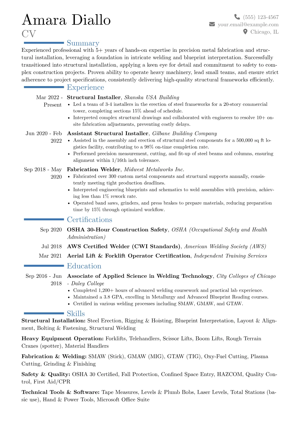 Career changer version - Page 1