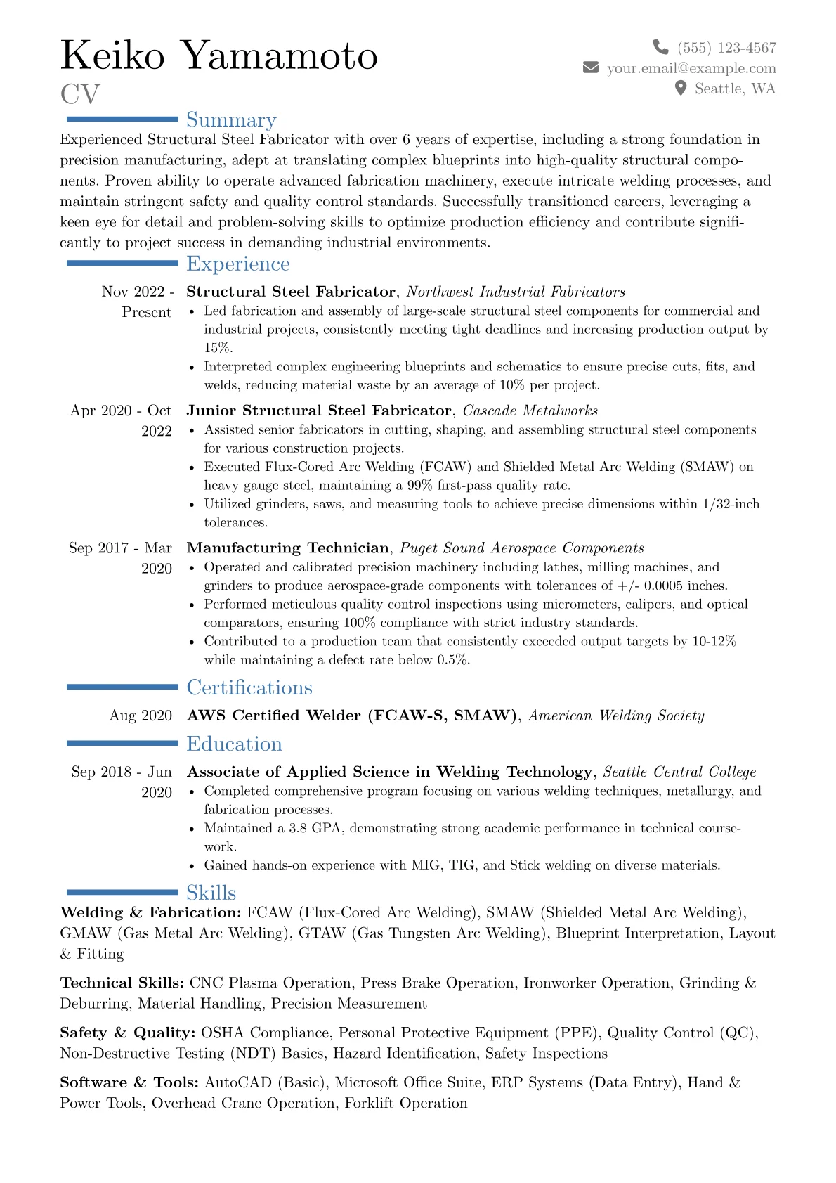 Career changer version - Page 1