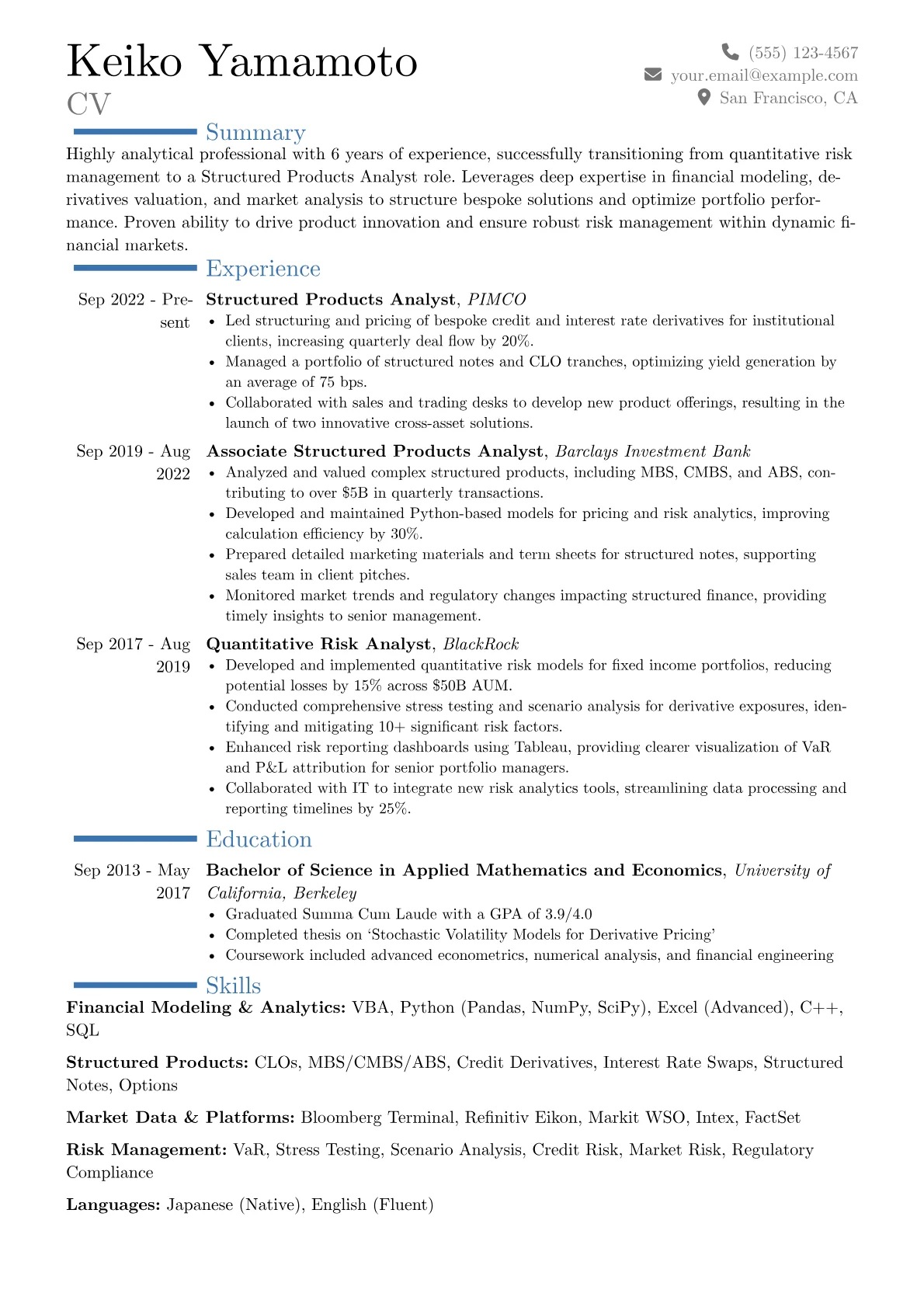 Career changer version - Page 1
