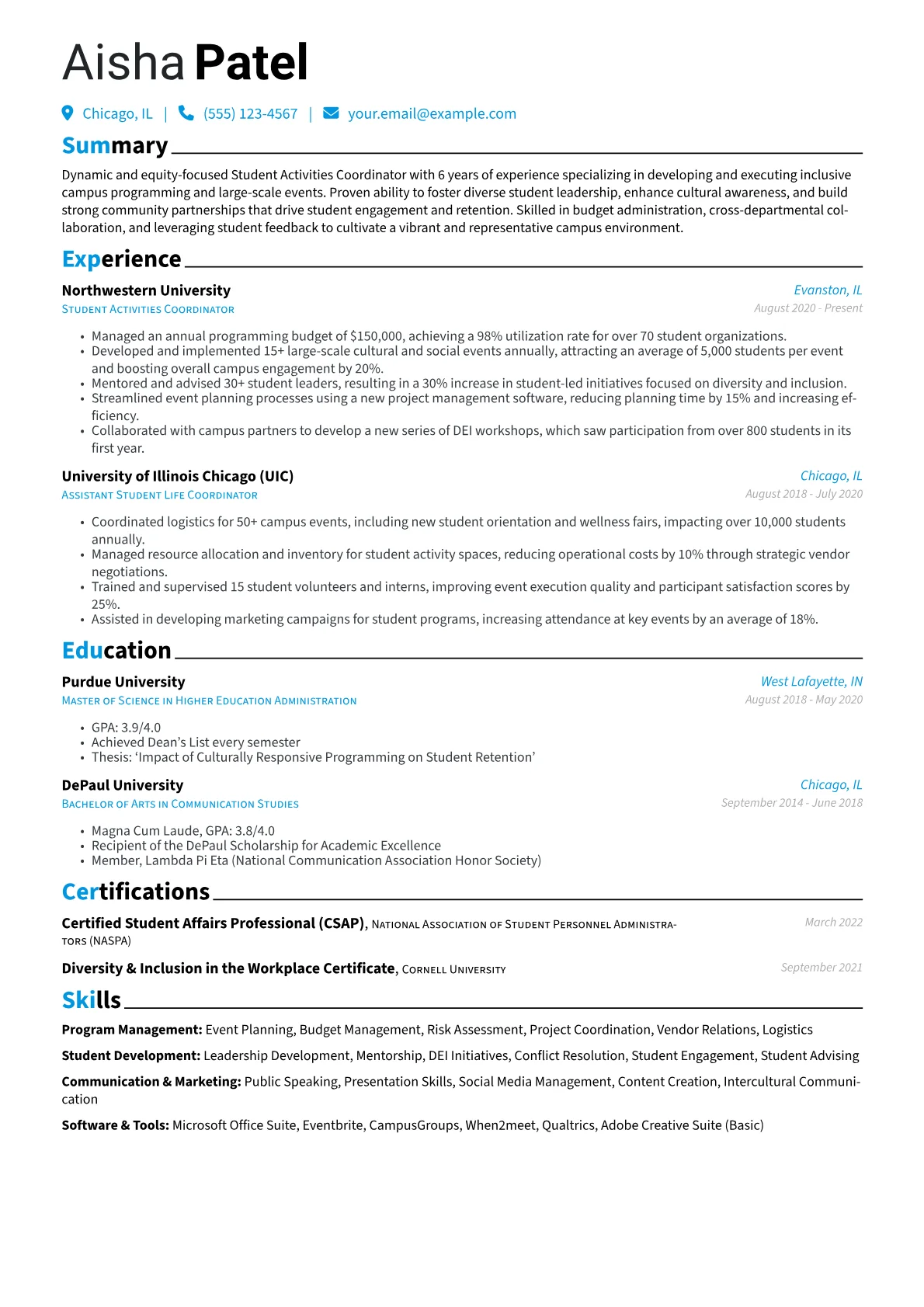 Student Activities version - Page 1