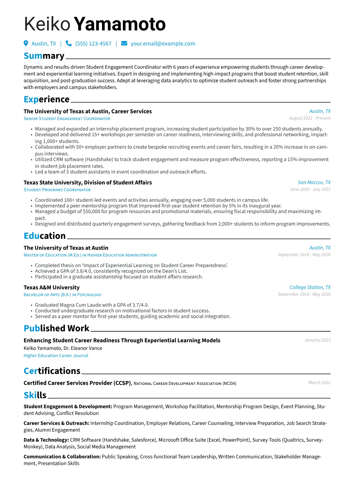Student Engagement version - Page 1