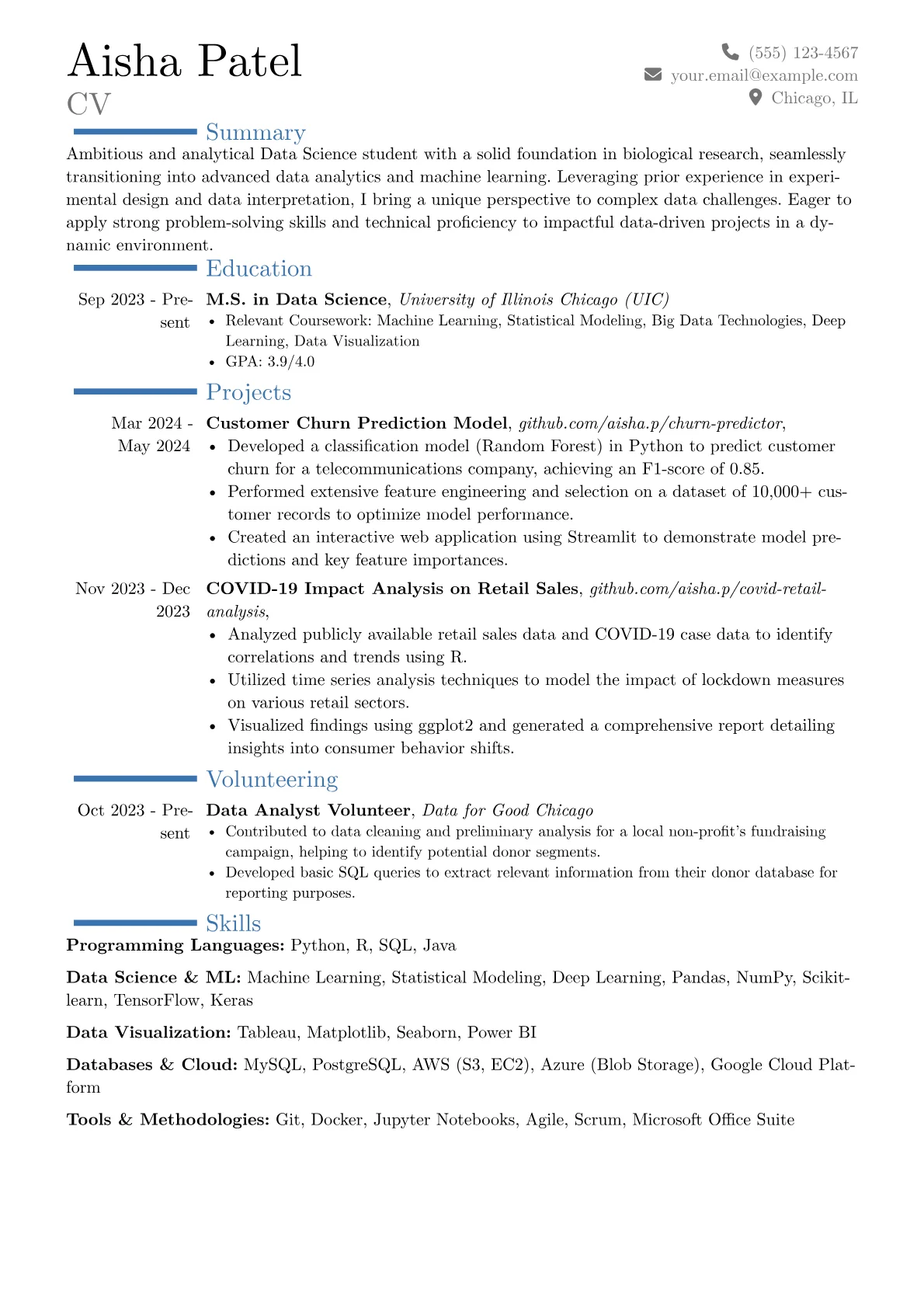 Career changer version - Page 1